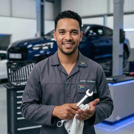 A friendly South African motor technician — CleanCredit helps everyday South Africans clear their credit records